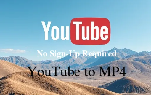 Youtube Videolarını Ücretsiz Olarak MP4'e İndirin